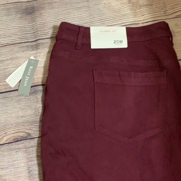 CJ Banks Knit Jeans Size 20W - Picture 5 of 8